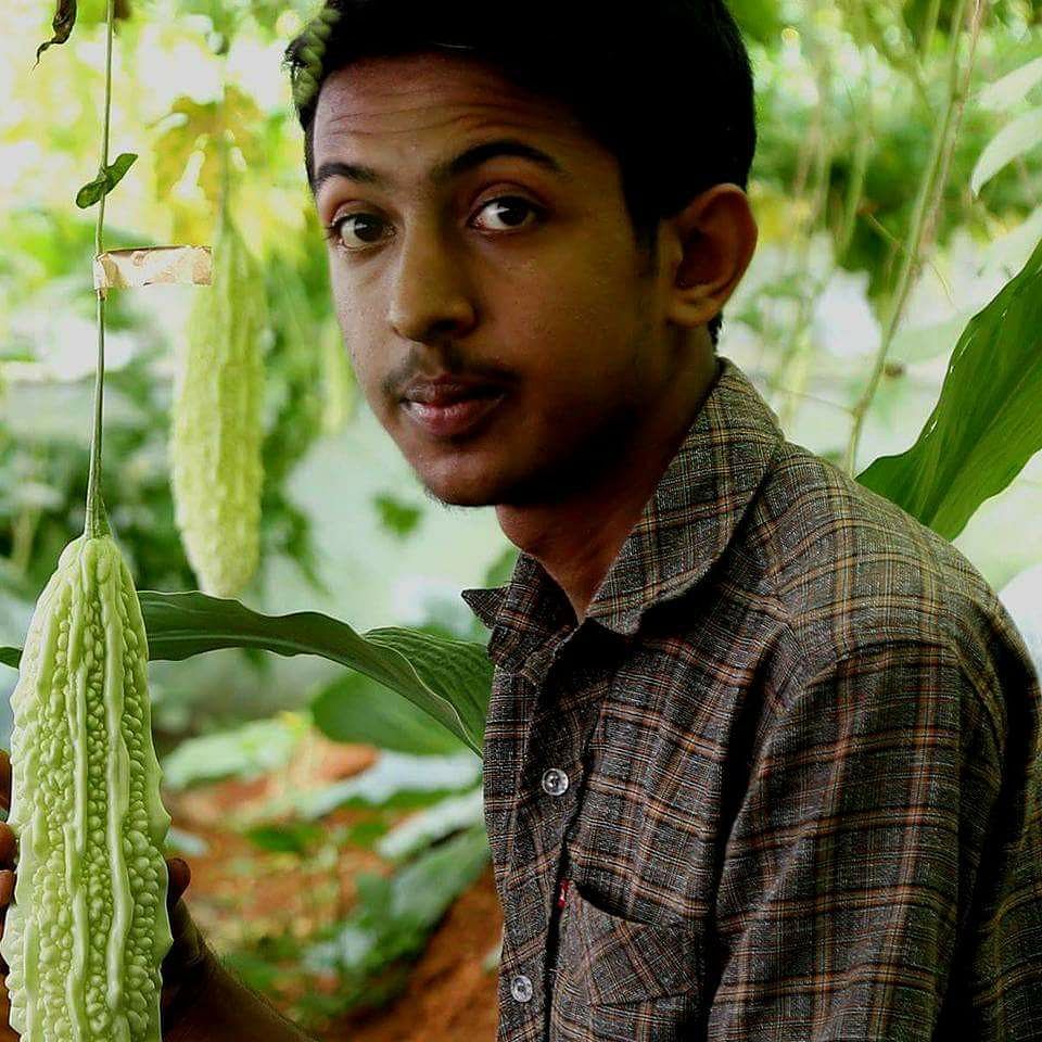 Youngest organic farmer of Kerala Suraj Appu
