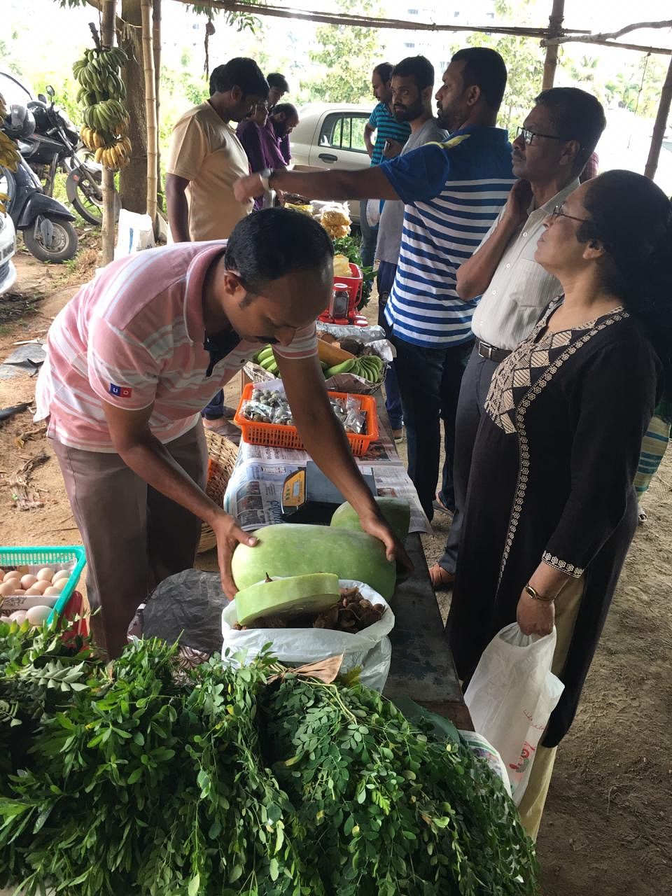 Kerala organic vegetable market