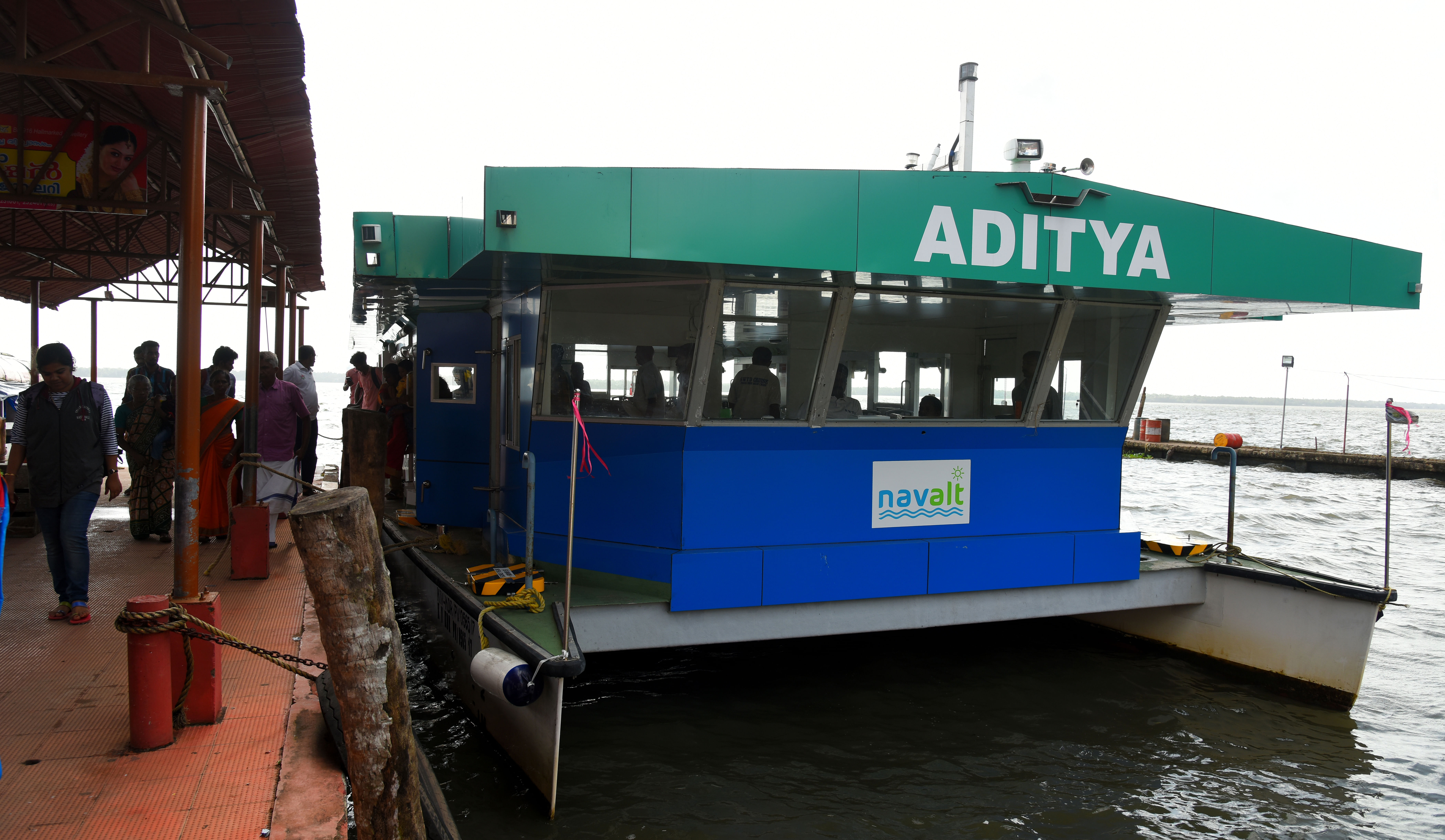 Aditya, India's first solar ferry boat