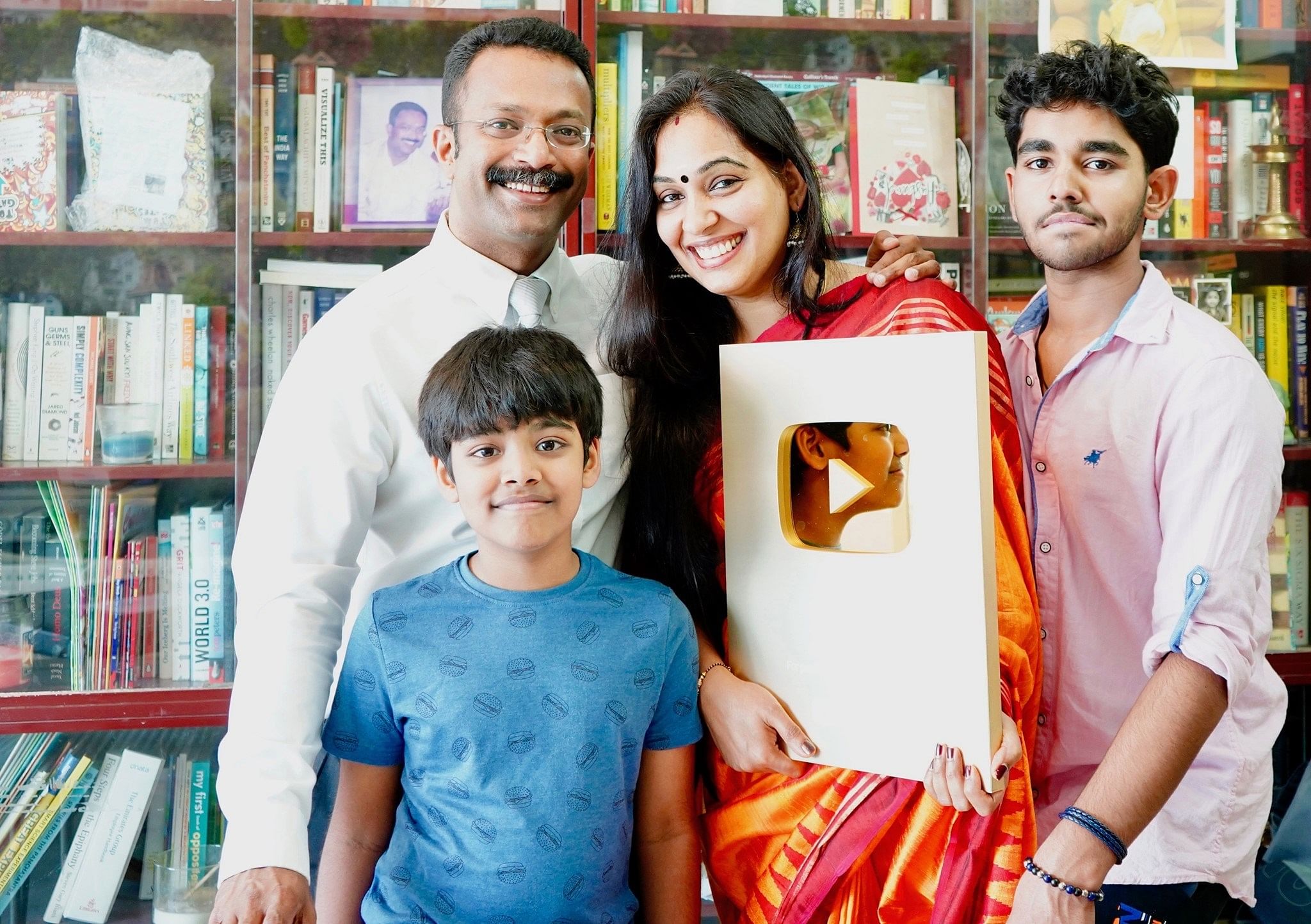 Veena of Veena's Curry World, a highly popular video blog, is the first Malayalee woman to get Golden Play Button from YouTube